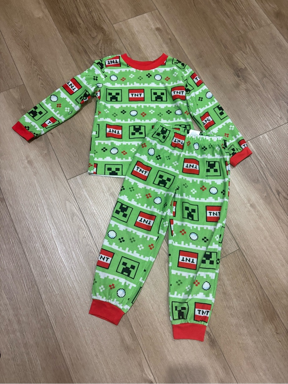 Thermal Minecraft Pajama Set